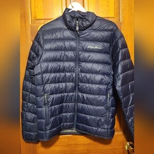 Eddie Bauer Navy Puffer Jacket
